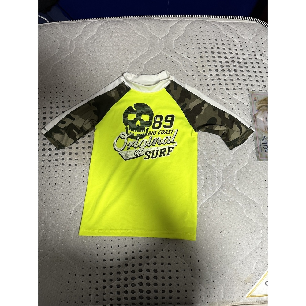 Yellow neon Boys Athletic Shorts